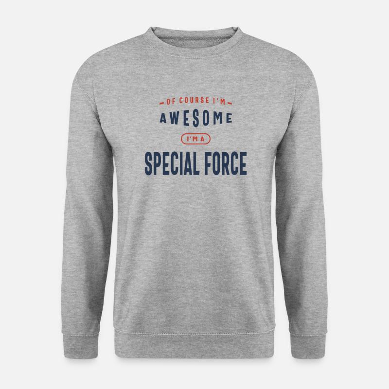 Profession de force spéciale - Sweat-shirt Unisexe - gris chiné