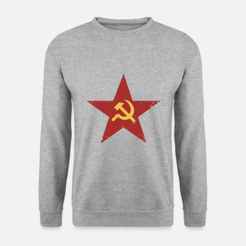 Soviet retro design - Unisex Sweatshirt - salt & pepper