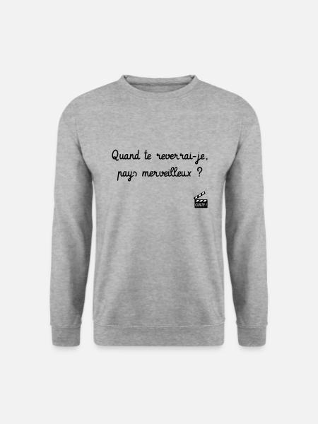 Quand te reverrai-je ? Les bronzés font du ski ! - Sweat-shirt Unisexe - gris chiné