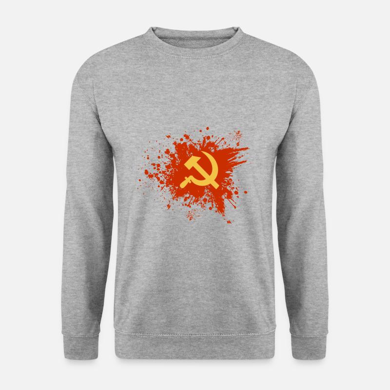 Soviet retro communism design - Unisex Sweatshirt - salt & pepper