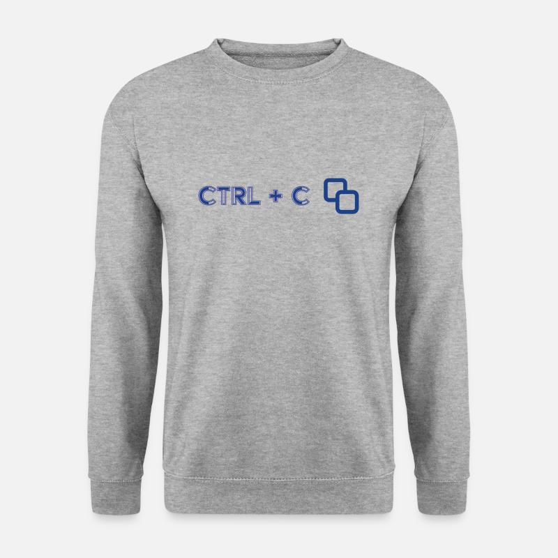 Ctrl C - Twins /Binoculars - Unisex Sweatshirt - salt & pepper