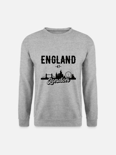 London Skyline Travel Gift - Unisex Sweatshirt - salt & pepper