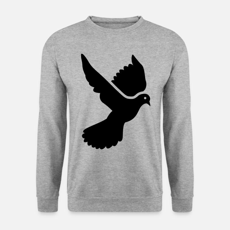 Dove symbol - Unisex Sweatshirt - salt & pepper