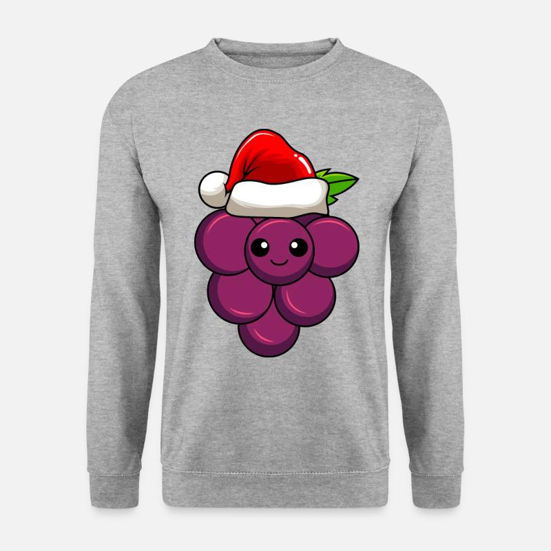 Grapes Christmas Comic Xmas - Unisex Sweatshirt - salt & pepper