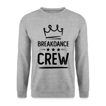 Équipe de breakdance - Sweat-shirt Unisexe - gris chiné - Devant - Alina (178cm) & Michal (187cm)
