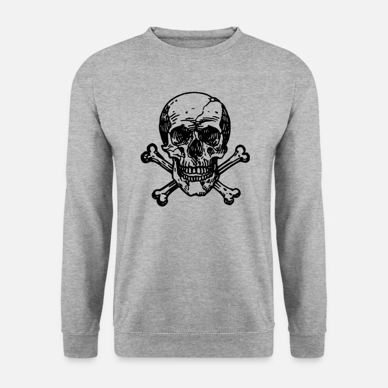 Skull Pirate - Unisex Sweatshirt - salt & pepper