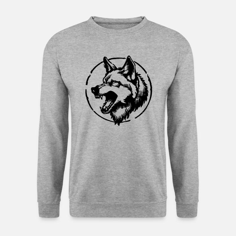 Wolf - Unisex Sweatshirt - salt & pepper