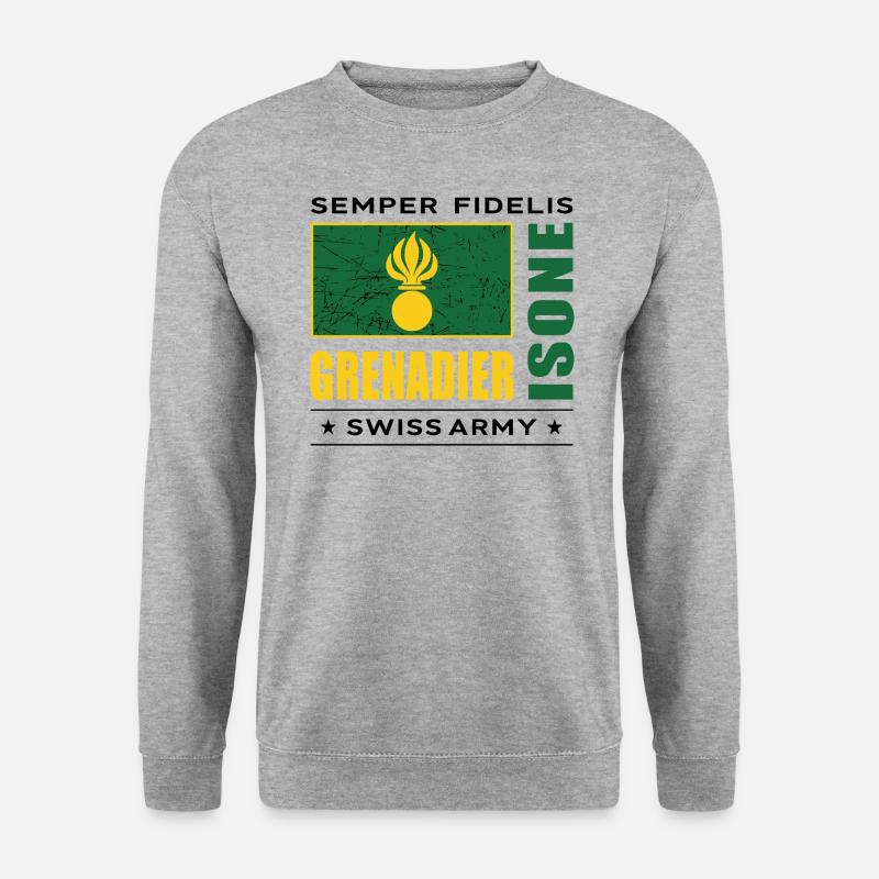 Grenadier - Unisex Pullover - Weißgrau meliert