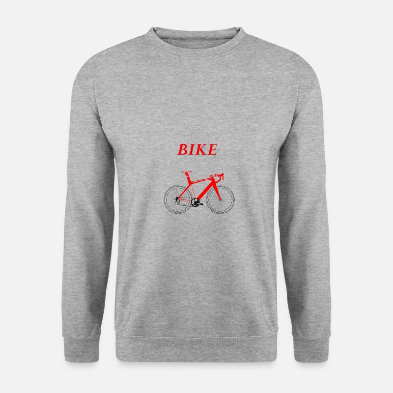 Bike - Unisex Pullover - Weißgrau meliert