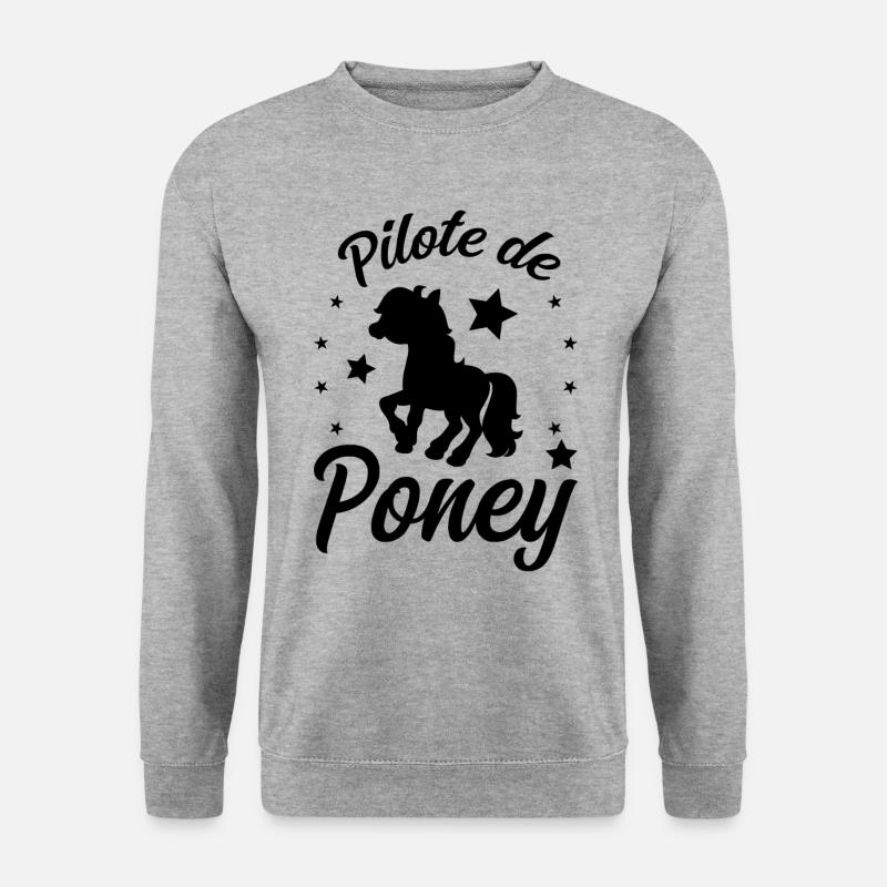 Pony Pilot - Unisex Sweatshirt - salt & pepper