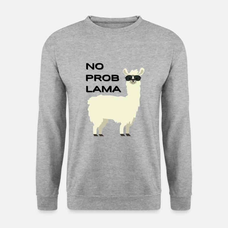 No problem - Unisex Sweatshirt - salt & pepper