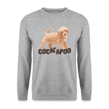 Cockapoo - Unisex Sweatshirt - salt & pepper - Front - Alina (178cm) & Michal (187cm)