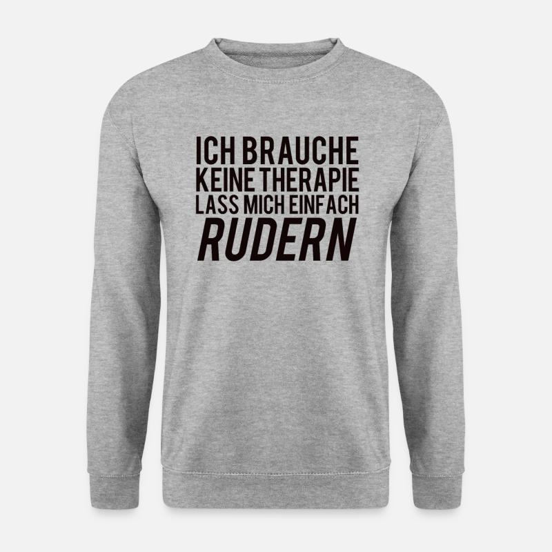 Rudern - Unisex Pullover - Weißgrau meliert