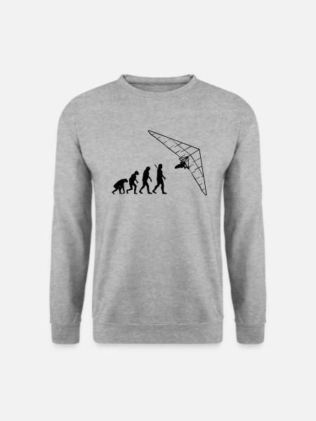 Drachenfliegen - Unisex Pullover - Weißgrau meliert