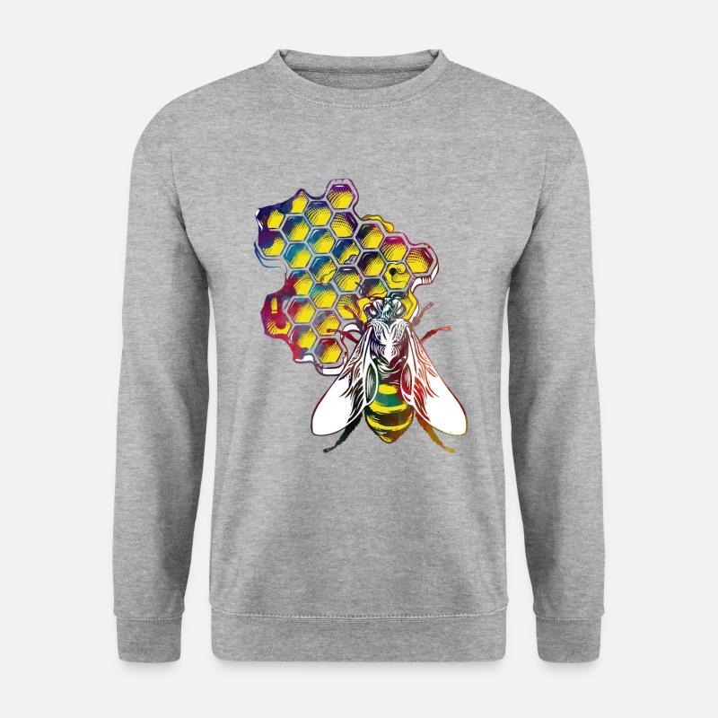 Bee and honey #bee #honey - Unisex Sweatshirt - salt & pepper
