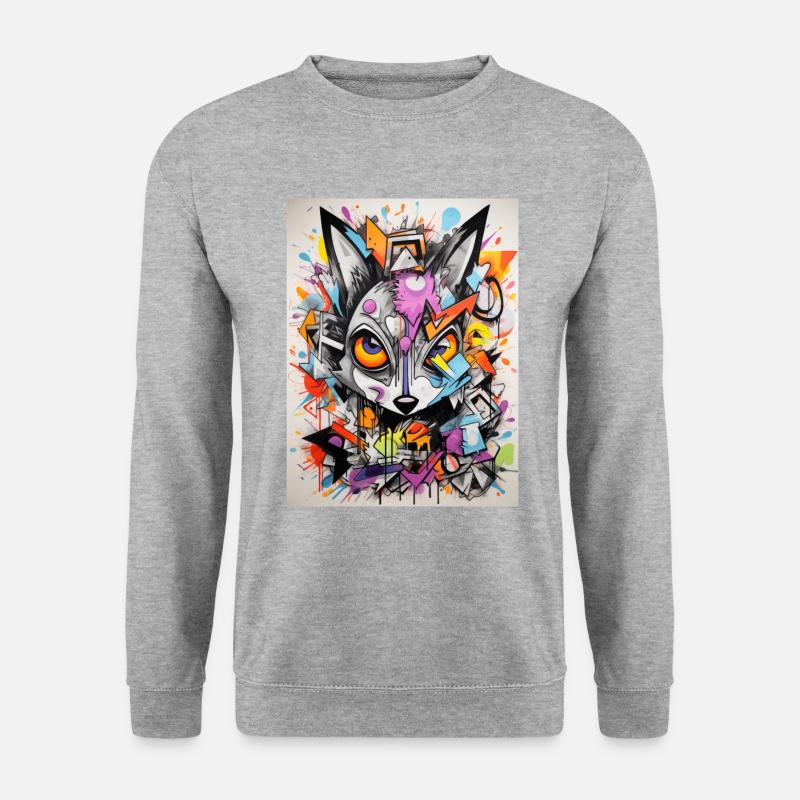 Kangaroo Abstract - Unisex Sweatshirt - salt & pepper