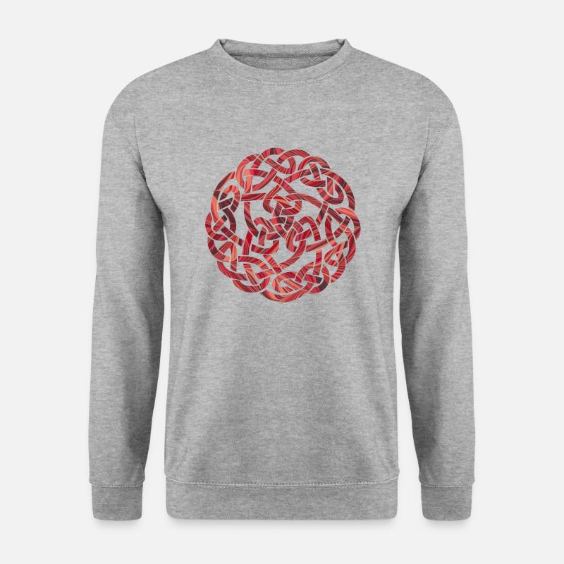 Celtic knot 5 e 18 - Unisex Sweatshirt - salt & pepper