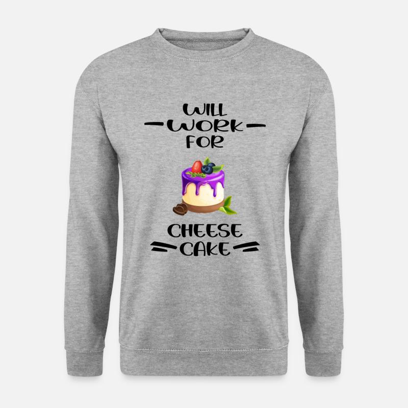 cheesecake cake cheesecake-love kitchen aid - Unisex Sweatshirt - salt & pepper