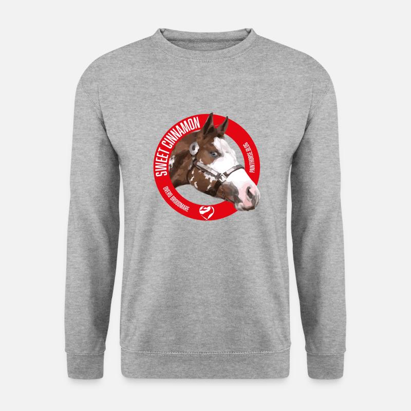 SWEET CINNAMON - Unisex Pullover - Weißgrau meliert