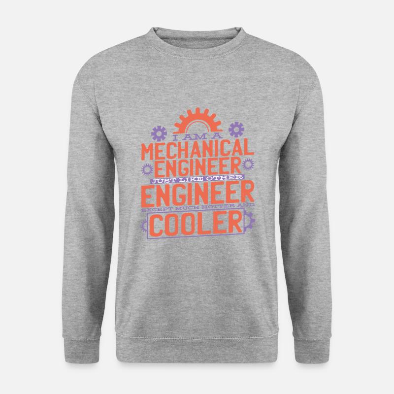 Mechanical engineering mechanical engineer gentlemen - Unisex Sweatshirt - salt & pepper