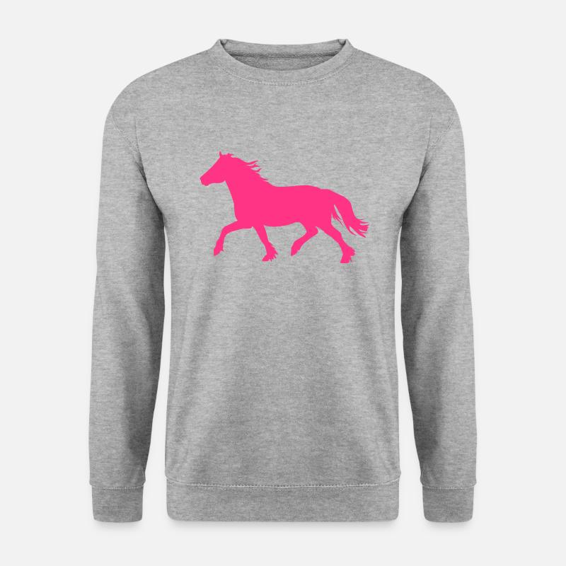Welsh c Design - Unisex Pullover - Weißgrau meliert