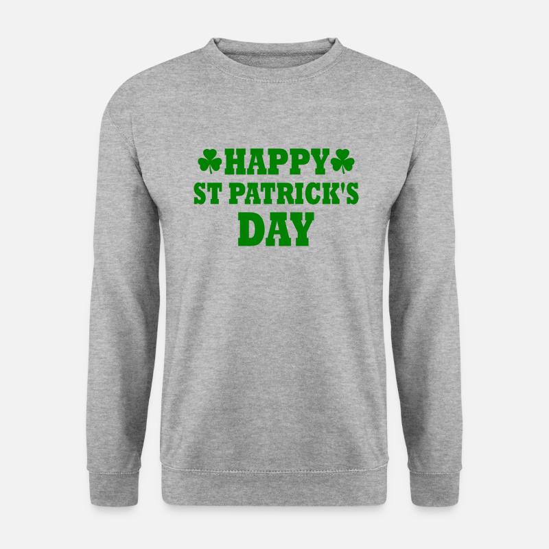 happy st patricks day - Unisex Sweatshirt - salt & pepper