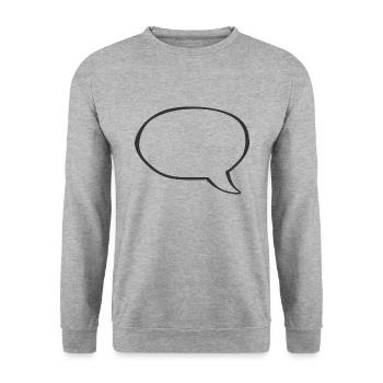 Balloon - Unisex Sweatshirt - salt & pepper - Front - Alina (178cm) & Michal (187cm)
