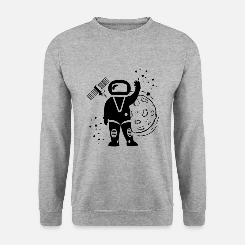 Astronaute - Space Cosmos Space Shuttle Universe - Sweat-shirt Unisexe - gris chiné