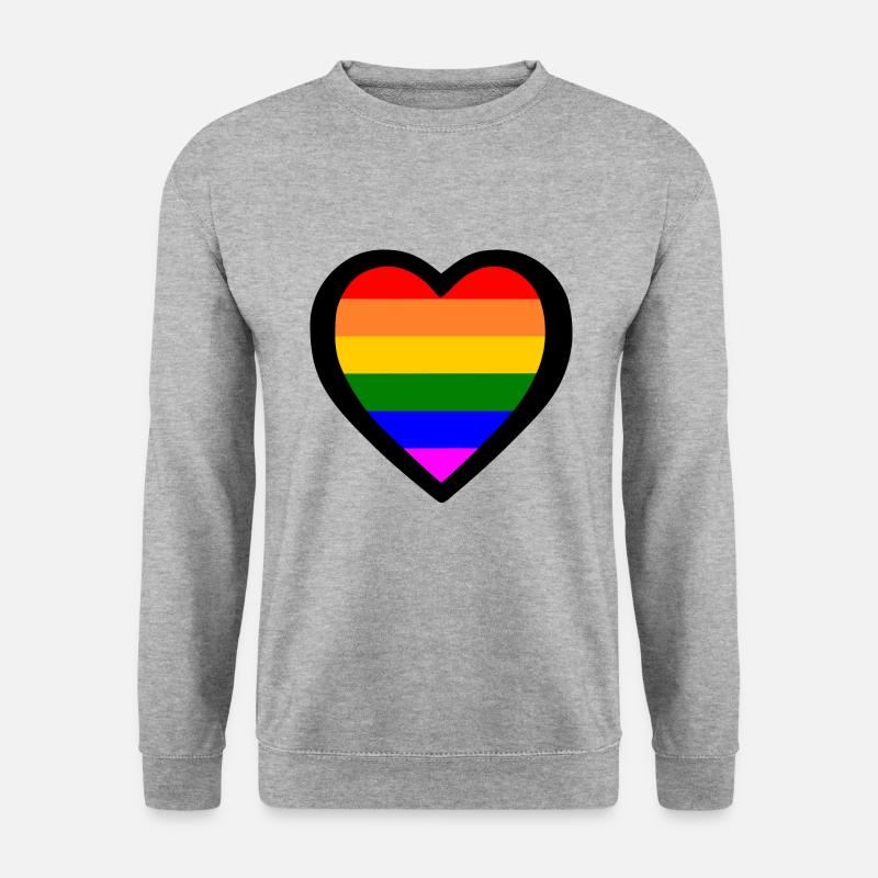 Lgbt - Unisex Pullover - Weißgrau meliert