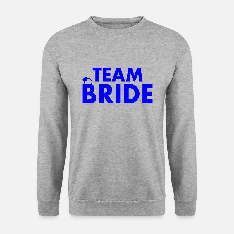 Team bride - Unisex Pullover - Weißgrau meliert