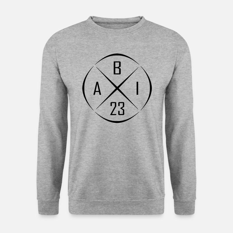 ABI 23 Kreuz - Unisex Pullover - Weißgrau meliert