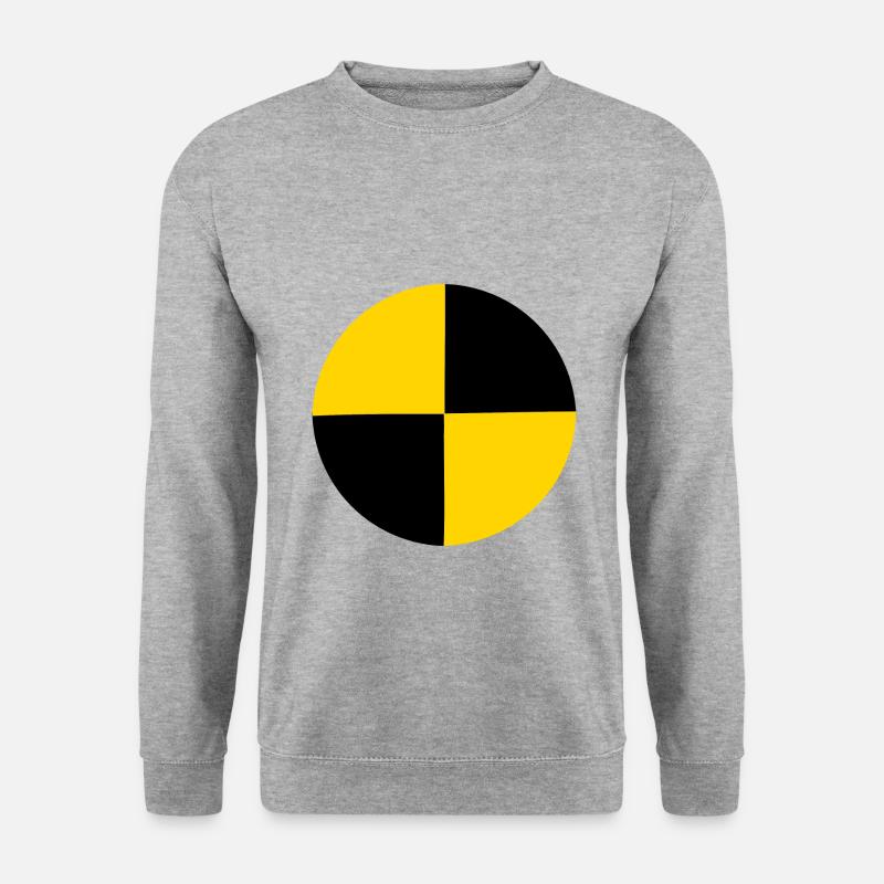 Crashtest-Dummy - Unisex Pullover - Weißgrau meliert