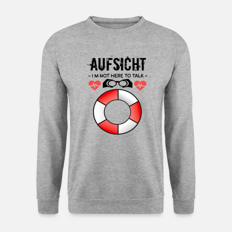 Supervision - Bathing supervision - Unisex Sweatshirt - salt & pepper