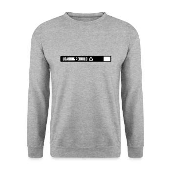 Loading RX Rebuild - Unisex Sweatshirt - salt & pepper - Front - Alina (178cm) & Michal (187cm)
