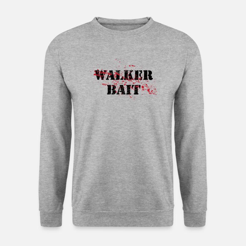 Zombies Walker Bait - Unisex Pullover - Weißgrau meliert