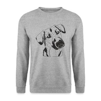 Bracken Mix - Unisex Pullover - Weißgrau meliert - Vorne - Alina (178cm) & Michal (187cm)
