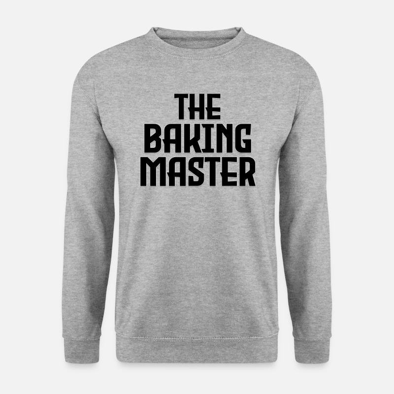 Printflow ''The Baking Master'' - Unisex Pullover - Weißgrau meliert