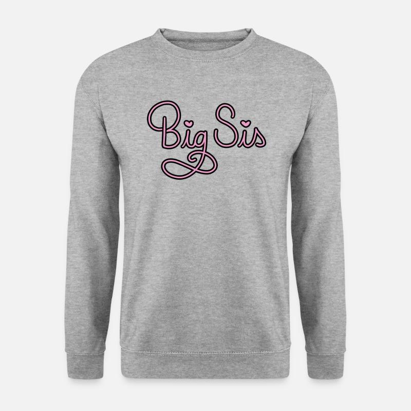 Big Sis - Unisex Pullover - Weißgrau meliert