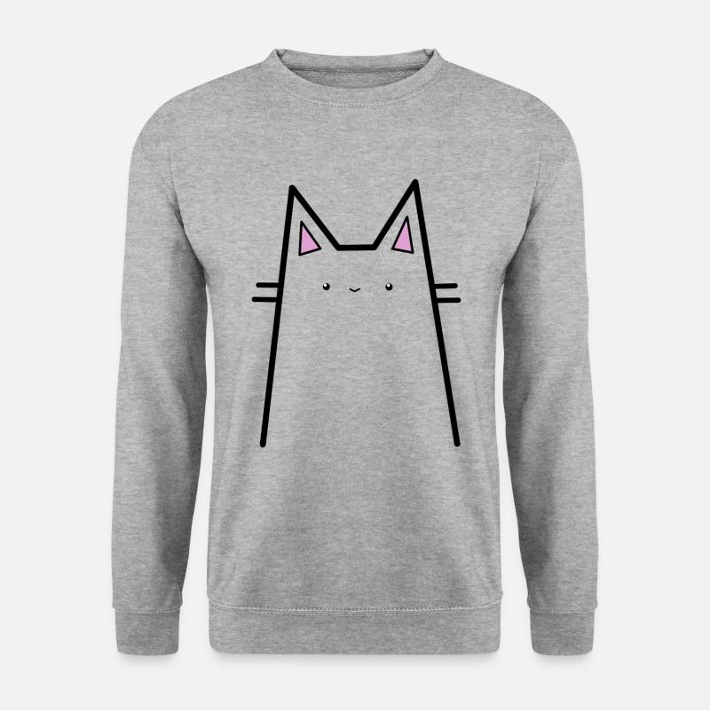 Conception de graphiques de chats - Sweat-shirt Unisexe - gris chiné
