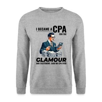 Chroniques de l’ACP : le glamour et l’excitation dévoilés - Sweat-shirt Unisexe - gris chiné - Devant - Alina (178cm) & Michal (187cm)