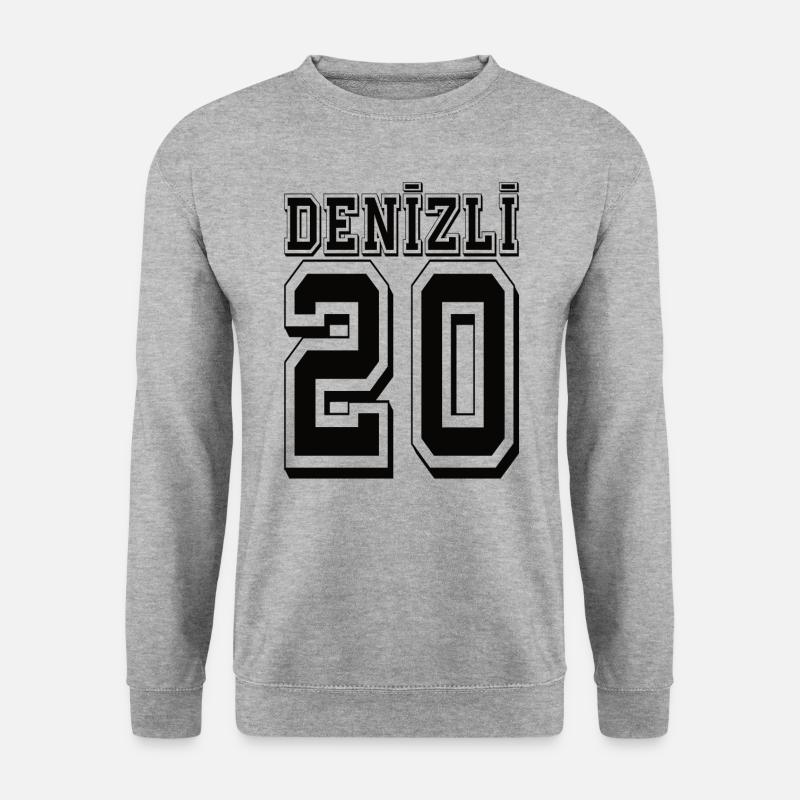 Denizli 20 - Unisex Pullover - Weißgrau meliert