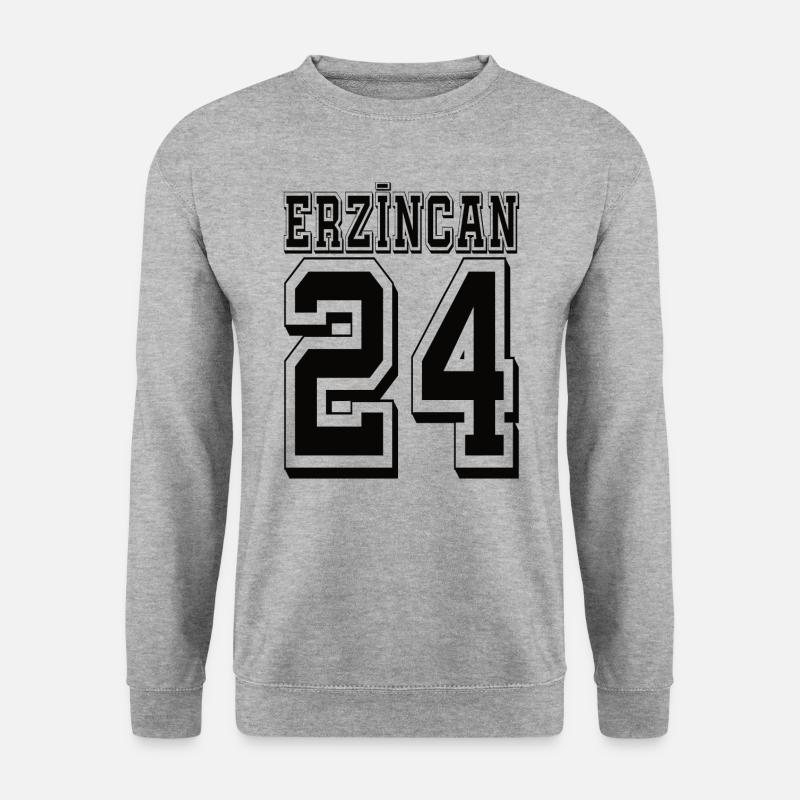 Erzincan 24 - Unisex Pullover - Weißgrau meliert