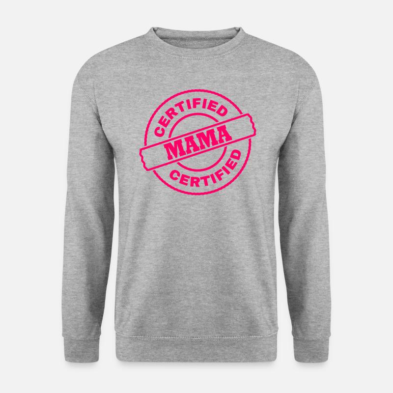 Mama - Unisex Pullover - Weißgrau meliert