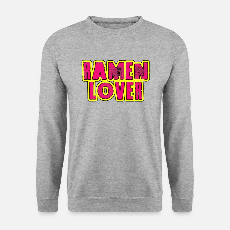 ramen lover - Unisex Pullover - Weißgrau meliert