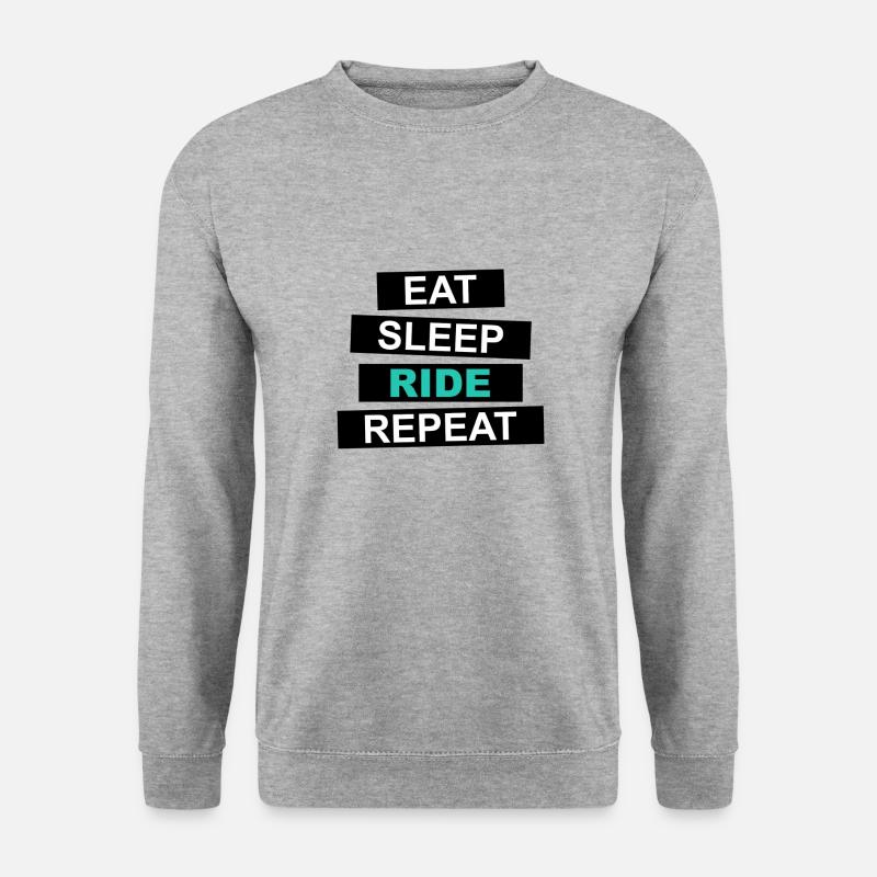 Eat Sleep Ride Repeat - Unisex Sweatshirt - salt & pepper
