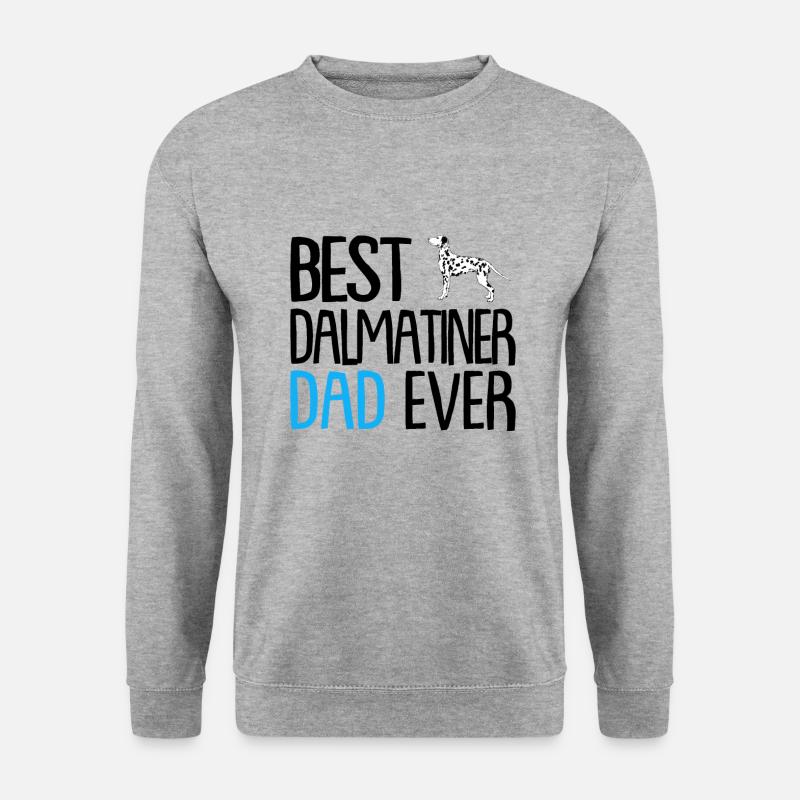 Dalmatiner - Unisex Pullover - Weißgrau meliert