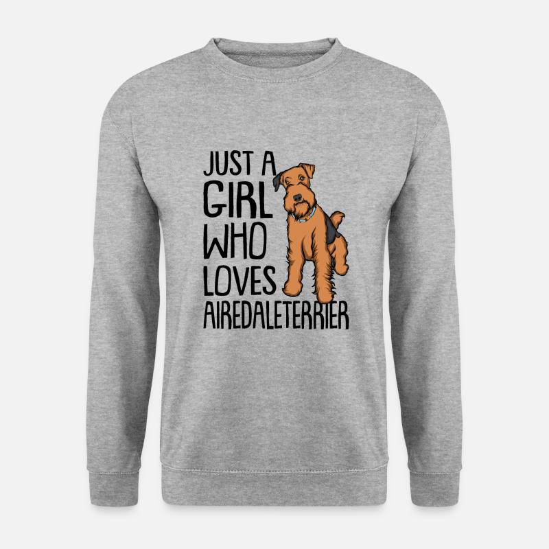 Airedale Terrier - Unisex Sweatshirt - salt & pepper