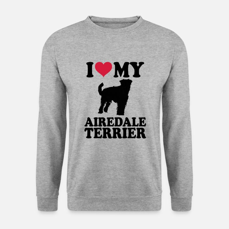 Airedale Terrier - Unisex Sweatshirt - salt & pepper