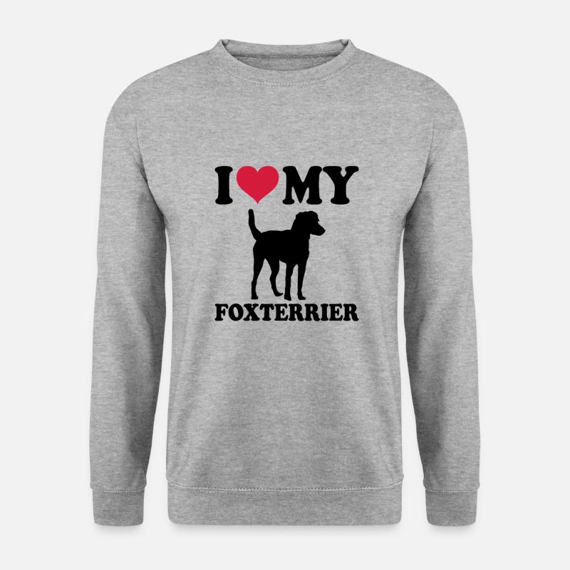 Fox terrier - Unisex Sweatshirt - salt & pepper