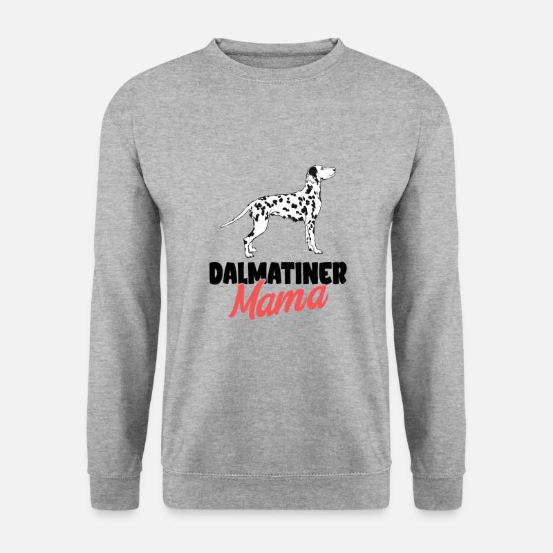 Dalmatiner - Unisex Pullover - Weißgrau meliert